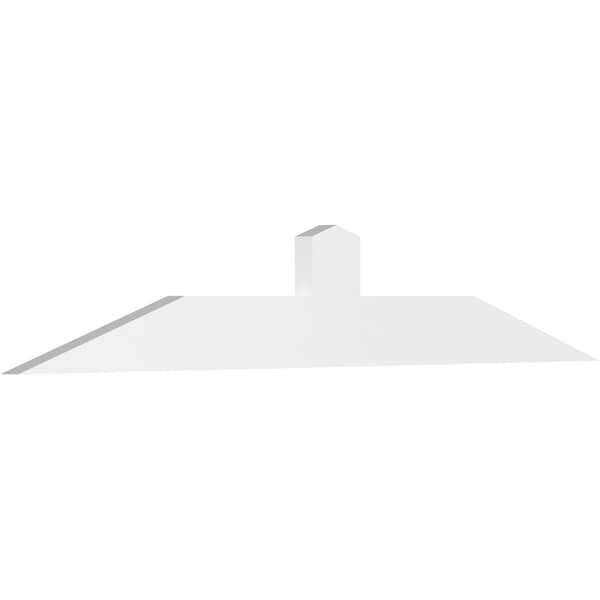 Ekena Millwork Portland Architectural Grade PVC Gable Bracket, 72"W x 12"H x 2"D x 6"F, 4/12 Pitch GBP072X12X0206POR00 - main